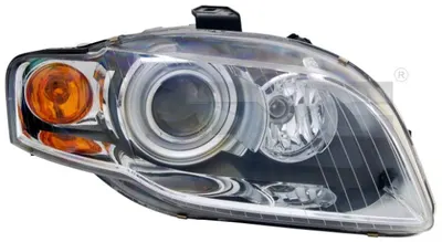 Far stanga (D1S, reglaj electric, cu motoras, fundal negru insertii crom) AUDI A4