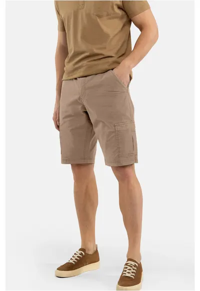 Pantaloni scurti cargo - cu cordon - buzunare - Comfort Fit - P-Thor - bej - Bej