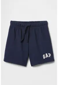 Pantaloni scurti cu talie ajustabila - Bleumarin