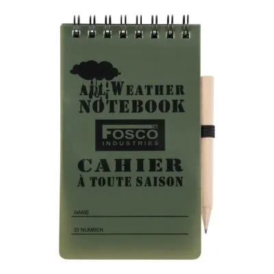 Carnet de notite impermeabil cu creion 130x75 mm - Default Title