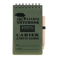 Carnet de notite impermeabil cu creion 130x75 mm - Default Title