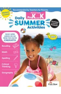 Daily Summer Activities: Moving from Prek to Kindergarten, Grades Prek-K
