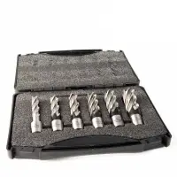 Set 6 carote 12mm 14mm 16mm 18mm 20mm 22mm, lungime 50mm + ax centrare Evolution