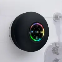 Boxa Portabila Mini Rezistenta Apa Bass Puternic cu Microfon Incorporat si Lumini LED