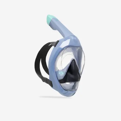 Mască snorkeling scufundări Easybreath 900 Albastru crepuscul