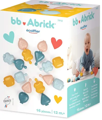 Set de margele Ecoiffier - 16 bucăți