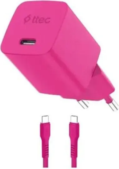 Încărcător ttec - SmartCharger, 45W, USB-C, roz