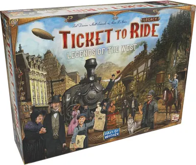 Joc de societate Ticket to Ride Legacy: Legends of the West - familie