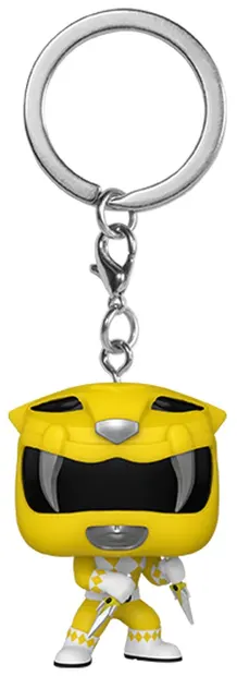 Breloc Funko Pocket POP! Television: Mighty Morphin Power Rangers - Yellow Ranger