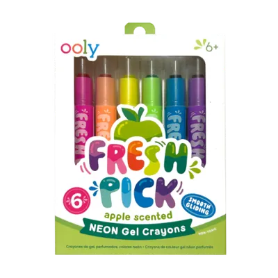 Creioane parfumate Fresh Pick, Apple (Set de 6)