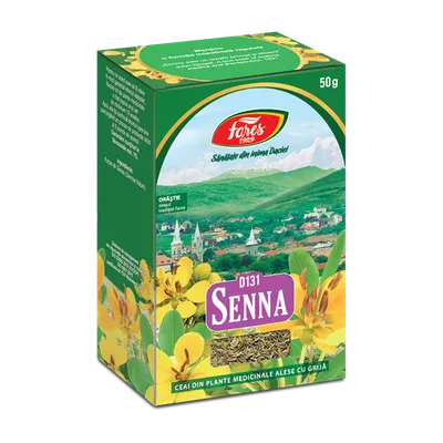 Ceai frunze de senna, 50g, Fares