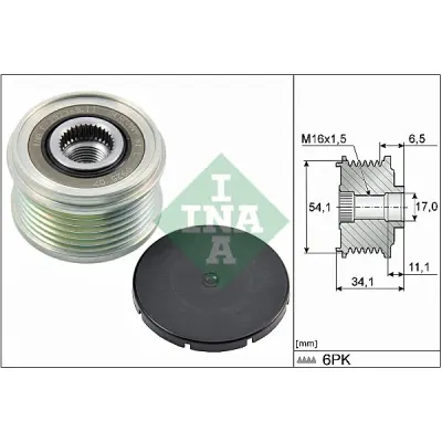 Sistem roata libera, generator INA 535 0179 10