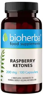 Raspberry Ketones, 200 mg, 100 capsule, Bioherba