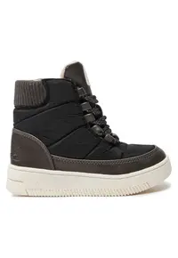 Ghete fete 304427671 - Piele ecologica - Negru - Negru