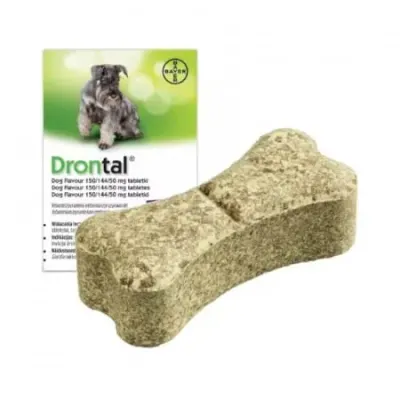 Antiparazitar intern pentru caini Drontal 1 tab folie