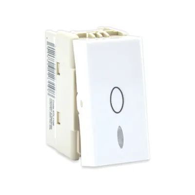 Intrerupator cu Revenire cu Led STIL PREMIUM Alb