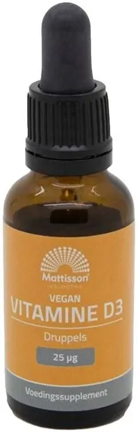 Mattisson Healthstyle Vegan Vitamin D3, 25 µg, 25 ml