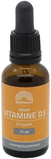 Mattisson Healthstyle Vegan Vitamin D3, 25 µg, 25 ml