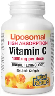 Vitamin C Liposomal, 500 mg, 90 capsule, Natural Factors
