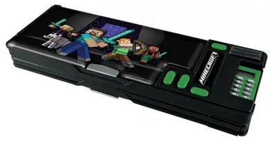 Penar retro Graffiti Minecraft - Squad, cu un calculator