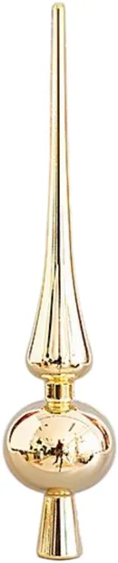 Top pentru brad de Crăciun Eurolamp - 28 cm, șampanie