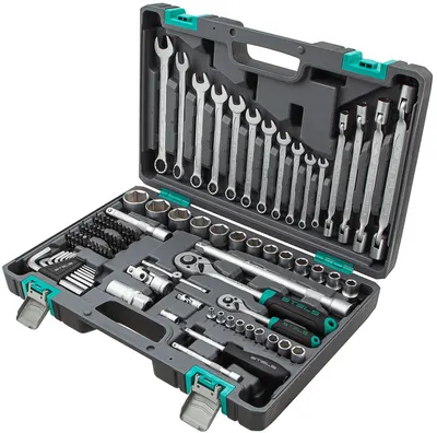 Instrumente Stels - 88 piese, 1.2''/1.4'', oțel CrV și S2, într-o valiză