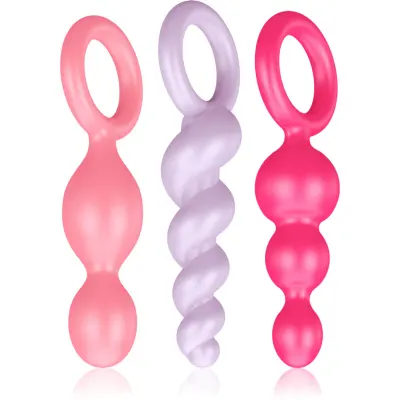 Satisfyer BOOTY CALL set de butt plug-uri Color 3 buc