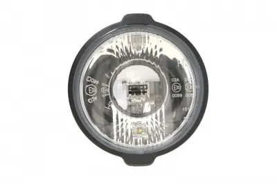 Far universal stanga dreapta (faza lunga, H3 T4W, 12 24V, diametru 183mm, alb, plastic, negru, lumini pozitie, lungime cablu: 150mm)