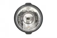 Far universal stanga dreapta (faza lunga, H3 T4W, 12 24V, diametru 183mm, alb, plastic, negru, lumini pozitie, lungime cablu: 150mm)