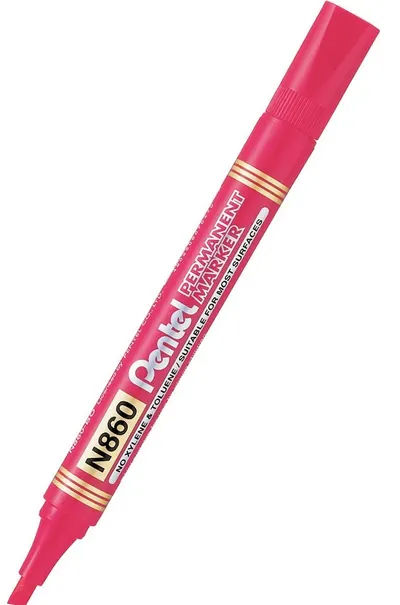 Marker permanent Pentel - N860, rosu
