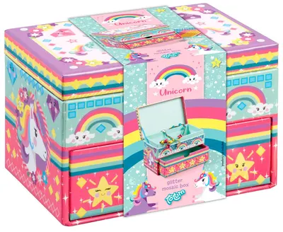 Decorați caseta de bijuterii Totum - Unicorn
