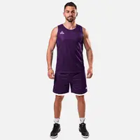 Set maiou/short baschet reversibil PEAK S3Ball Mov/Alb
