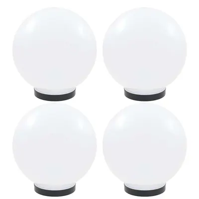 vidaXL Lămpi glob cu LED, 4 buc., 25 cm, PMMA, sferic