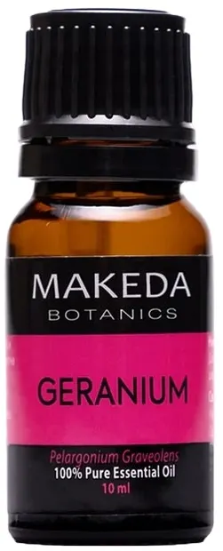 Makeda Botanics Ulei esențial de geranium, grad terapeutic, 10 ml