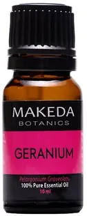 Makeda Botanics Ulei esențial de geranium, grad terapeutic, 10 ml