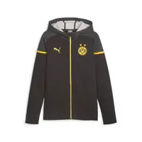 Borussia Dortmund Football Casuals Kapuzenjacke Herren PUMA Black Cyber Yellow
