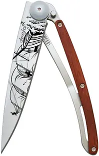 Cuțit de buzunar Deejo Coral Wood - Corsair, 37 g