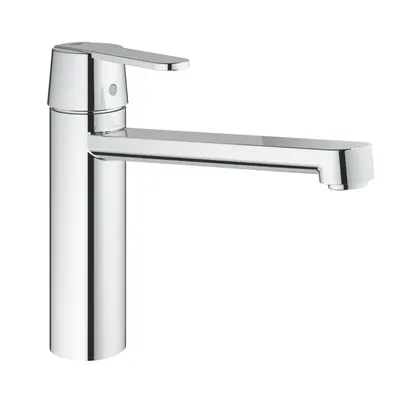Baterie chiuveta bucatarie Grohe Get 30196000, monocomanda, pipa fixa, cartus ceramic, Crom