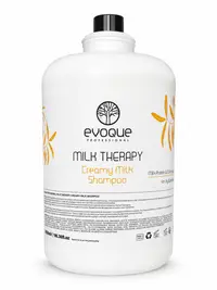 sampon Profesional Hidratant EVOQUE Milk Therapy Creamy Milk 2850 ml , cu Proteine din Lapte, 12 Aminoacizi E i Vitamina E, pentru Par Uscat E i Fragil