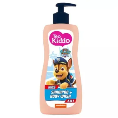 Sampon si Gel de Dus Teo Kiddo, 2in1, Baieti, 400 ml