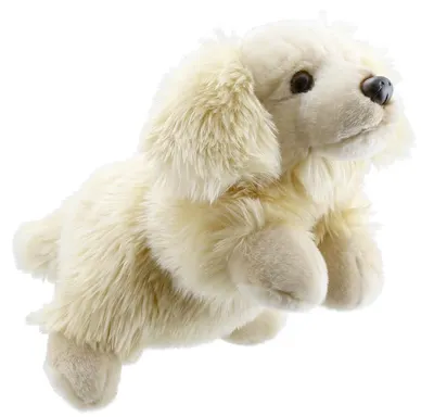 Păpușă pentru teatru The Puppet Company - Golden Retriever, 33 cm