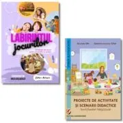 Pachet: Proiecte de activitate si scenarii didactice. Invatamant prescolar si Labirintul Jocurilor, antologie de jocuri