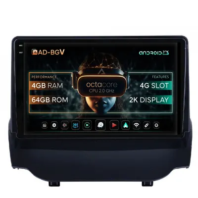 Navigatie Ford EcoSport (2013-2016) Android, V-Octacore 4GB RAM + 64GB ROM, 9.5 Inch - AD-BGV9004+BGRKIT118