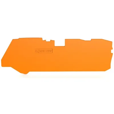 Placa de capat si intermediara; grosime 1 mm; pentru blocuri terminale cu 3 conductori, portocaliu Wago 2110-1392 / buc