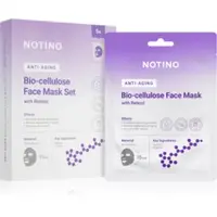 Notino Anti-Aging Bio-Cellulose Face Mask with Retinol set de măști textile antirid