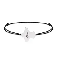 Angelino - Bratara personalizata snur ingeras din argint 925