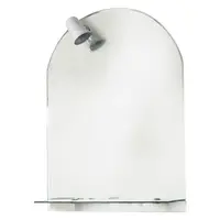 Oglinda baie cu polita si spot RO-070 50x70 cm