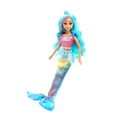 Papusa sirena in cornet DREAMEEZ Doll Mermaid 29 cm diverse modele