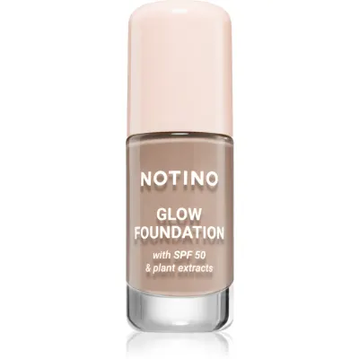 Notino Glow Foundation With SPF 50 & Plant Extracts make-up pentru luminozitate SPF 50 02 Light Medium Cool 30 ml