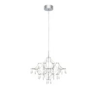 Lustră argintie LED ø 60 cm Efesos – Markslöjd
